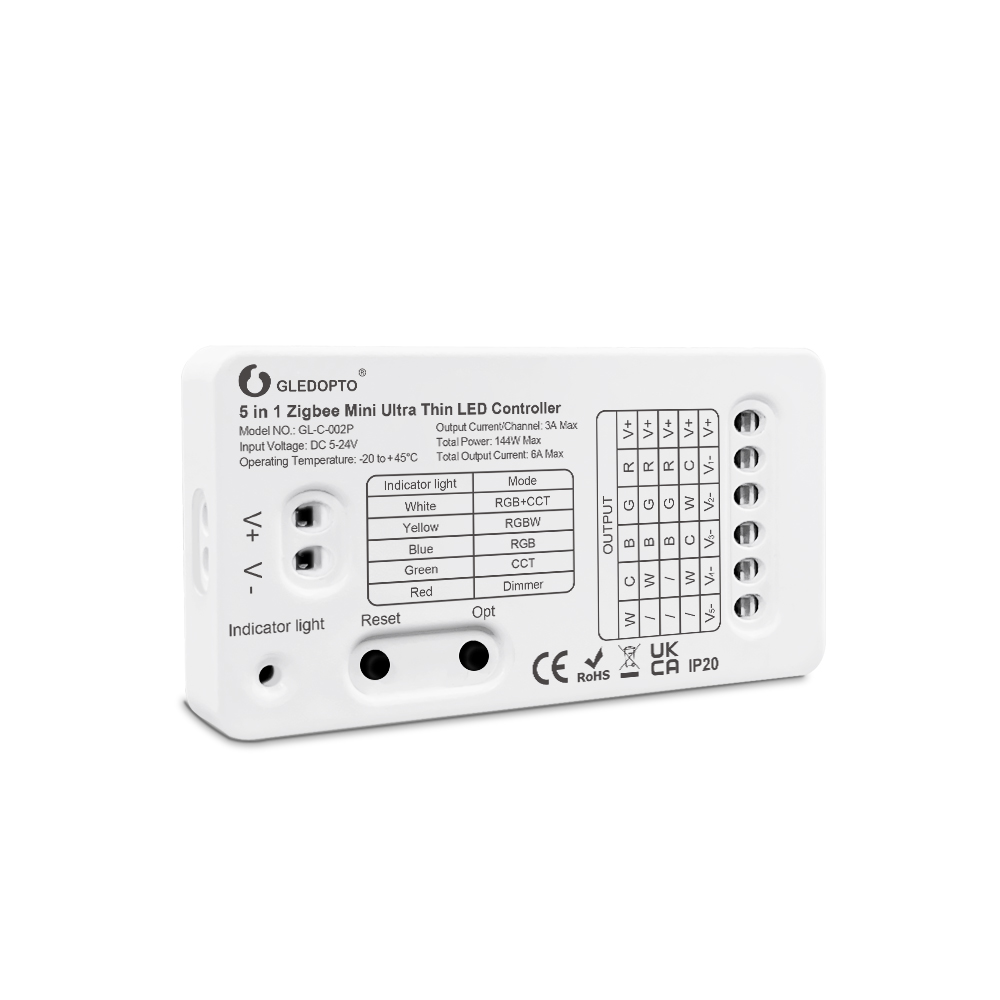 Gledopto GL-C-002P Zigbee PRO 5-in-1 Mini LED Controller