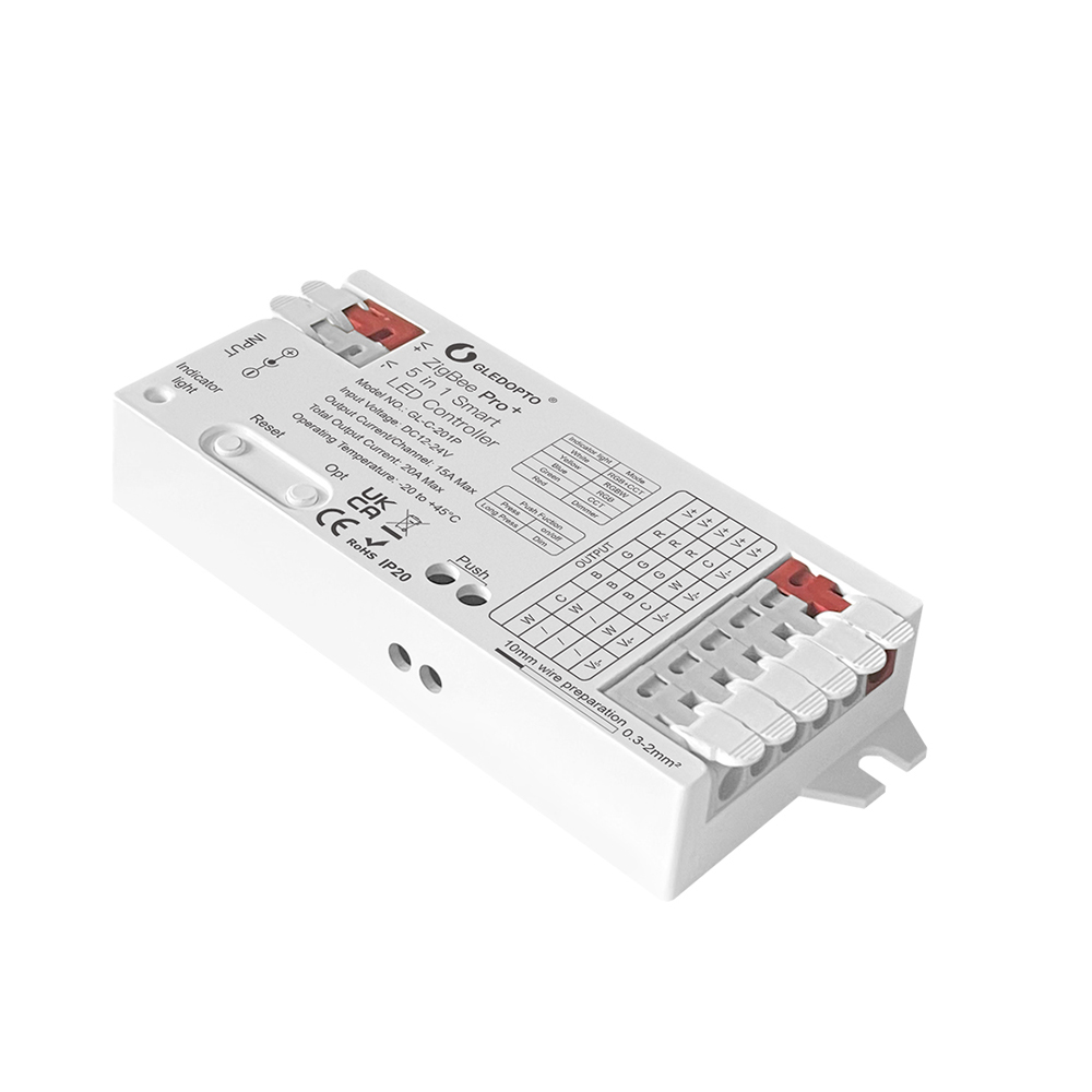 Gledopto GL-C-201P Zigbee PRO+ 5-in-1 LED Controller